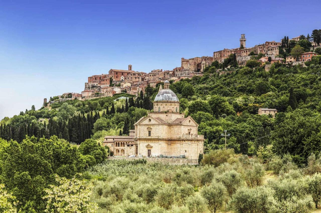 Il Palco Montepulciano, Vista Incredibile, 150Mt Da Piazza Grande Lägenhet Exteriör bild