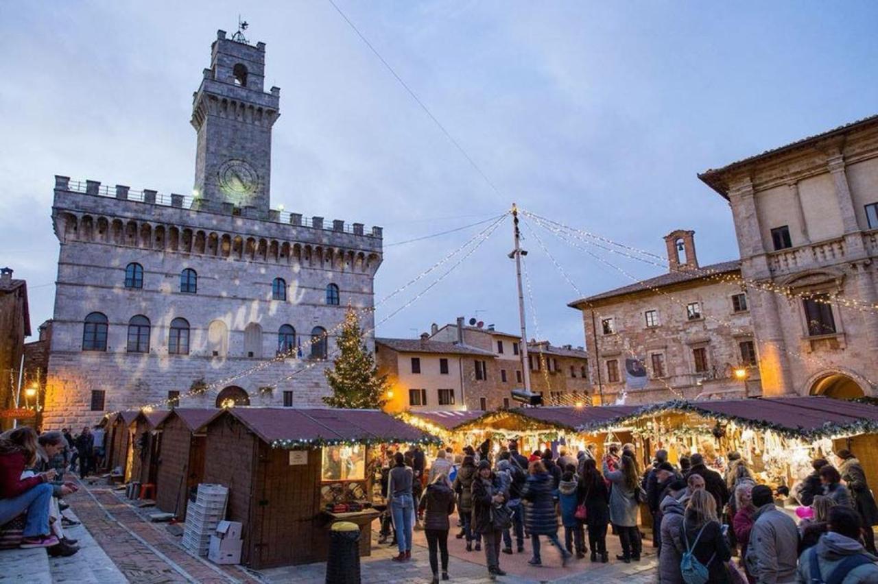 Il Palco Montepulciano, Vista Incredibile, 150Mt Da Piazza Grande Lägenhet Exteriör bild